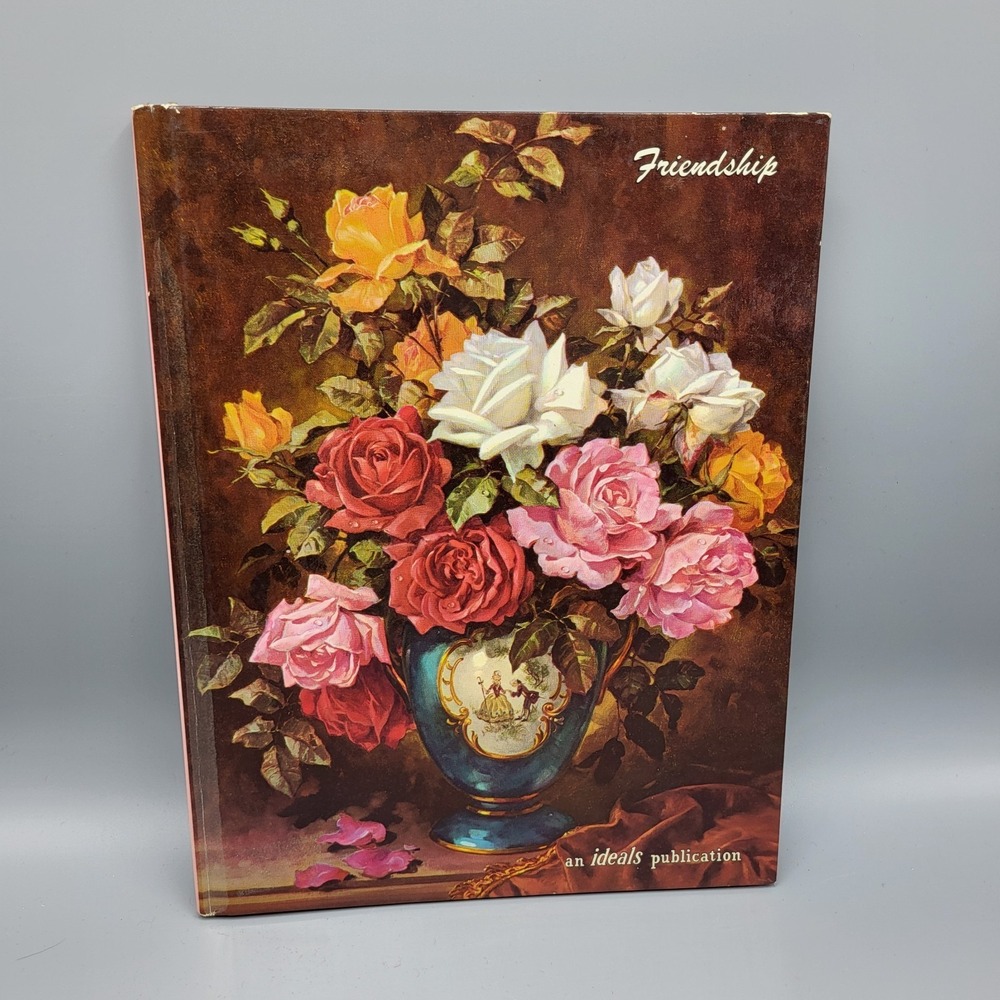 Vintage Ideals Friendship 1961 Hardcover Magazine Poetry Art Poems Family AS IS